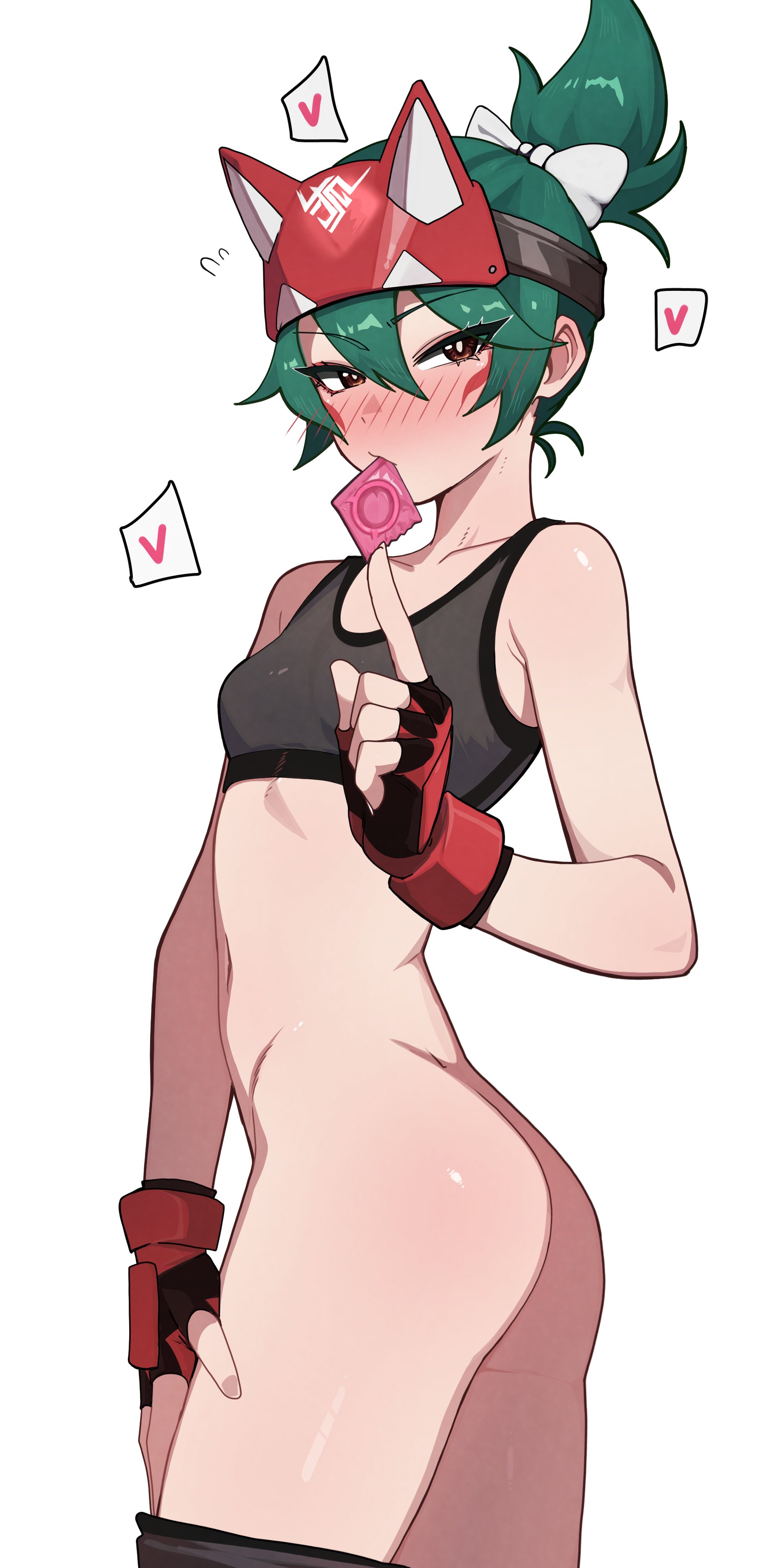 1girls, 2d, ass cheeks, athletic, athletic body, athletic female, beautiful girl, brown eyes, condom, condom wrapper, croptop, cum tribute material, geerux, gloves, green hair, imminent sex, kiriko (overwatch), overwatch, perfect body, petite, petite body, petite breasts, petite female, petite girl, petite tits, seducing, seduction, seductive, seductive body, seductive eyes, seductive gaze, seductive look, seductive pose, sexy, sexy female, slender, slender body, slender build, slender waist, slim body, slim female, slim figure, slim girl, slim thick, slim torso, slim waist, tied hair, topwear