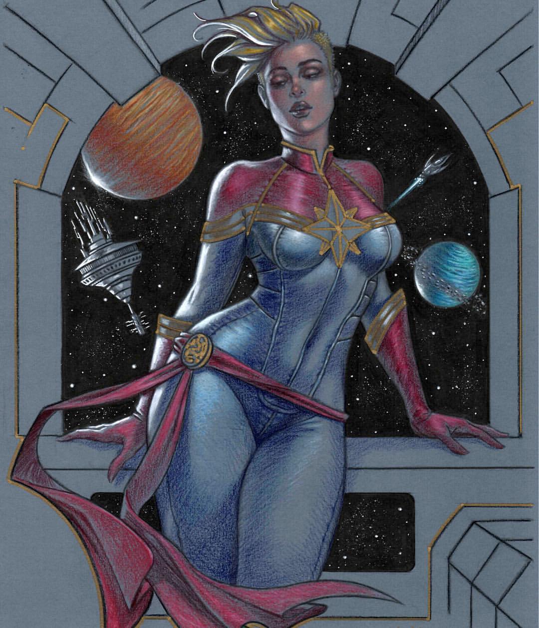 blue bodysuit, captain marvel, carol danvers, female, female only, marvel, marvel cinematic universe, marvel comics