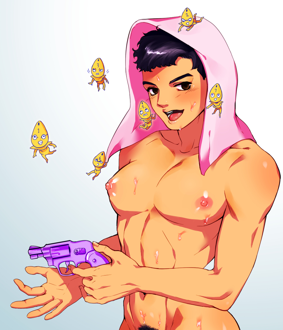 guido_mista jojo's_bizarre_adventure male male_only nipples sando sex_pistols vento_aureo