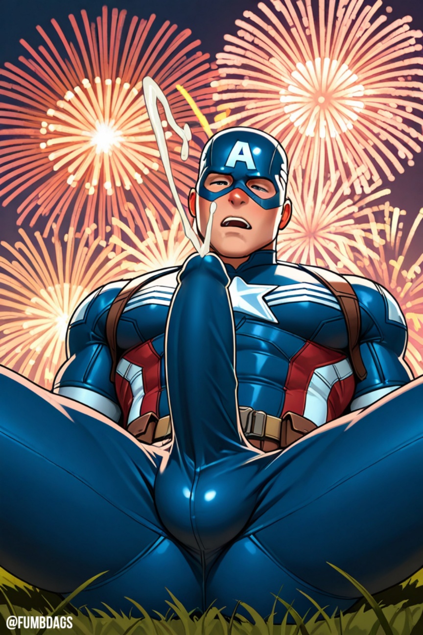 ai_generated ass bara big_ass big_balls big_breasts big_butt big_muscles big_penis big_thighs bodysuit bulge bulge_through_clothing bulge_under_clothes butt_crack captain_america cheeks circumcised circumcised_penis cock costume crotch cum cumshot dick edging ejaculating_cum ejaculation ejaculation_under_clothes erect_penis erection erection_under_clothes erection_under_clothing fireworks foreskin fumbdags gay groin helmet holidays huge_ass huge_balls huge_breasts huge_butt huge_cock huge_testicles huge_thighs hung_bottom male male_focus male_only marvel marvel_cinematic_universe marvel_comics mask muscles muscular muscular_arms muscular_legs muscular_male muscular_thighs nsfw orgasm penis perineum pleasured pleasured_face semen spandex squirt squirting suit superhero superhero_costume taint twitter twitter_link twitter_username uncircumcised uncut uniform yaoi