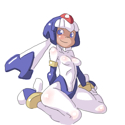 1girls android bodysuit breasts elbow_gloves fairy_leviathan female female_only high_heels lowres mega_man mega_man_zero png reploid small_breasts smile smiling solo spandex sub_tank thong