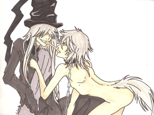 2boys bondage gay kuroshitsuji male_only pluto_(kuroshitsuji) tagme undertaker_(kuroshitsuji)