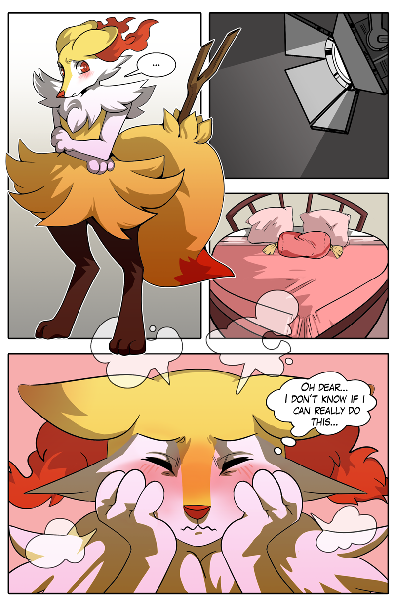 anthro blush braixen comic hi_res keluturtle kingbriarturtle male nintendo pokémon_(species) pokemon pokemon_(species) porn_studio solo video_games