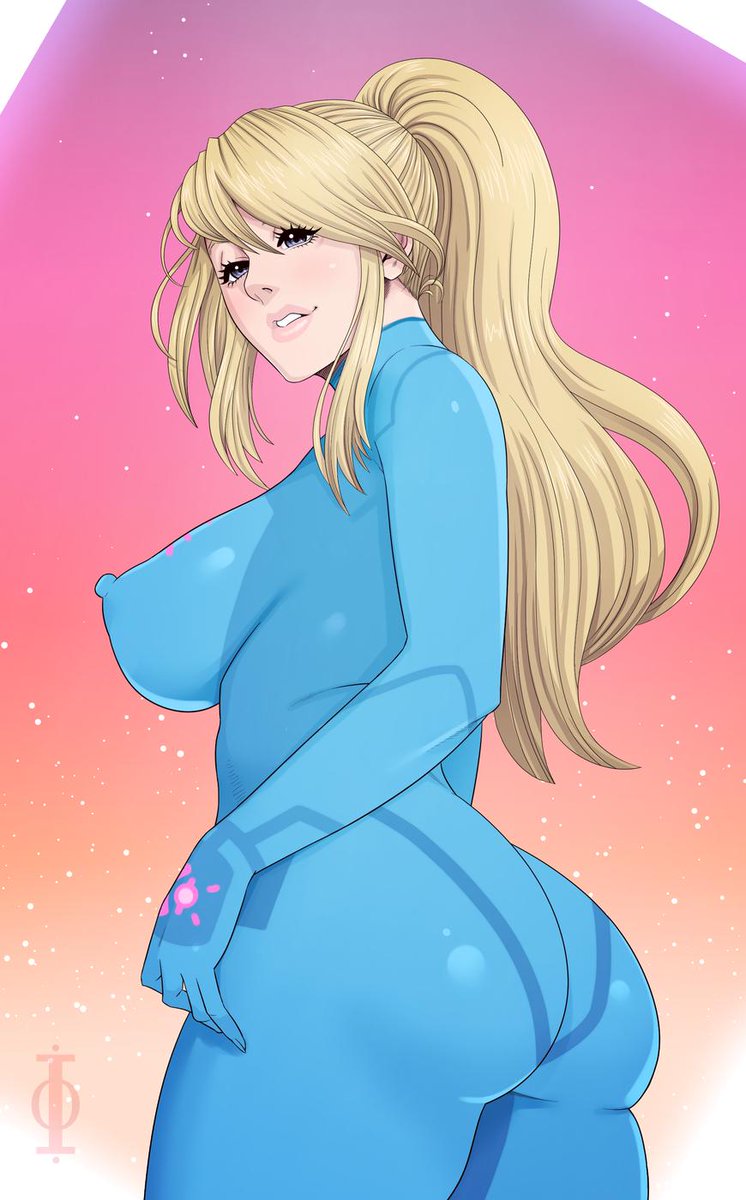 1girls alternate_version_available ass big_ass big_breasts big_butt bimbo blonde blonde_hair blue_bodysuit bodysuit erect_nipples_under_clothes female female_only looking_at_viewer lunasanguinis metroid metroid_prime nintendo ponytail posing samus_aran sci-fi science_fiction scifi sideboob solo solo_female standing tight_clothing zero_suit_samus