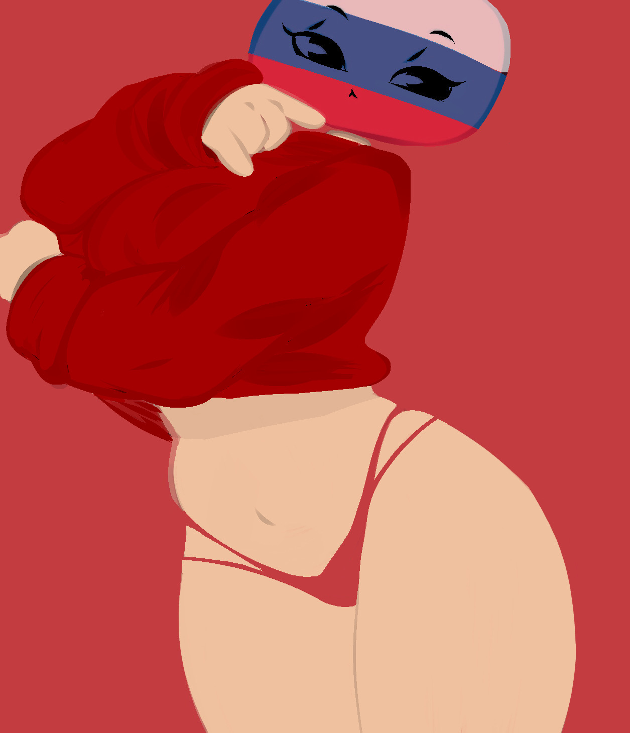 1girls, big breasts, breasts, countryhumans, countryhumans girl, female, female only, flawsy, hips, humanoid, large breasts, russia, russia (countryhumans), russian flag, solo, solo female, sweater, thick, thick thighs, thighs, voluptuous, wide hips