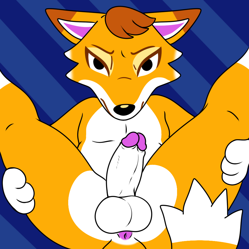 1:1 animal_crossing anthro anus ass balls brown_hair canid canine canis chief_(animal_crossing) fur genitals glans hair humanoid_genitalia humanoid_penis looking_at_viewer male male_only mammal nintendo nude orange_body orange_fur pattern_background penis pink_anus pink_glans presenting presenting_hindquarters shadowpelt simple_background solo spread_legs spreading striped_background video_games white_balls white_body white_fur wolf