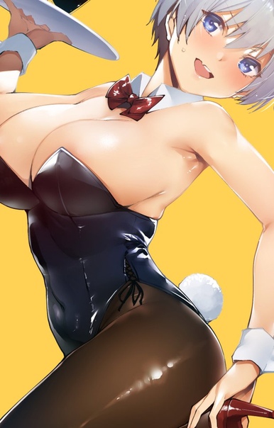 1girls, animal ears, big breasts, breasts, bunny ears, bunnysuit, female, tagme, uzaki hana, uzaki-chan wa asobitai!