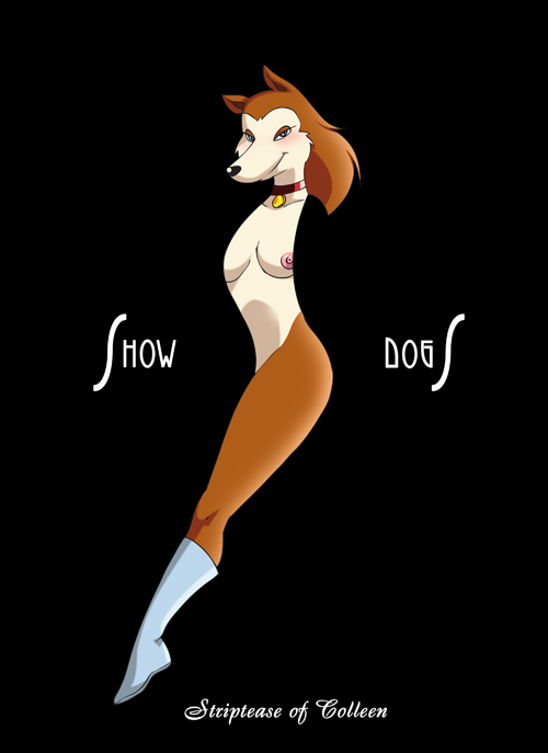 anthro arabatos canine colleen dog female female_only fur furry mammal road_rovers silent_comic solo tagme