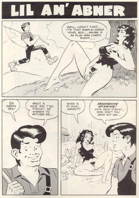 comic li'l_abner li'l_abner_yokum moonbeam_mcswine wally_wood