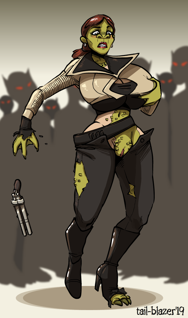 2019 alien ambiguous_gender anthro_only big_breasts black_clothing blush boots breast_grab breasts brown_hair claws clothed clothed_female clothing dropping dropping_object dropping_weapon ear_piercing ear_ring embarrassed female footwear front_view full_body fully_clothed genitals glowing glowing_eyes green_body green_scales green_skin group gun hair hand_on_breast heart heel_boots huge_breasts humanoid jacket logn_hair membrane_(anatomy) pants parted_lips piercing public public_nudity pussy qi'ra ranged_weapon red_yes scales scalie shadow sharp_teeth shiny_hair solo:_a_star_wars_story solo_focus standing standing_on_one_leg star_wars story story_in_description tail-blazer teeth teeth_clenched tied_hair toes torn_clothes torn_clothing trandoshan transformation weapon webbed_hands