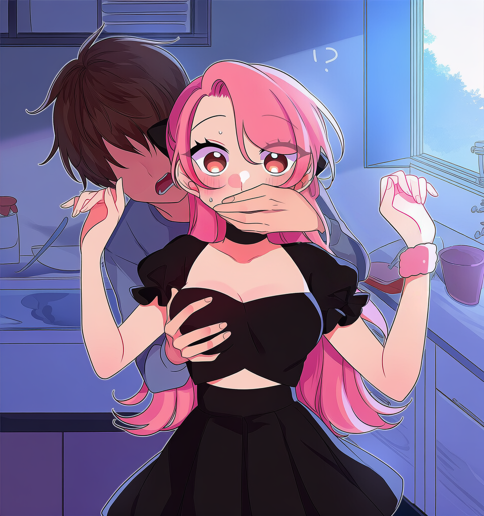 Breast Grab Rule 34 Image