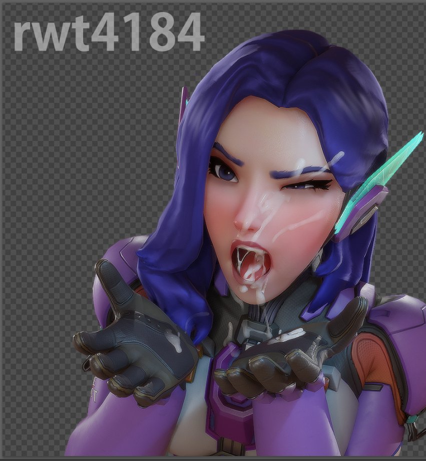 1girls 3d bodysuit clothed clothed_female cum cum_in_hair cum_in_mouth cum_on_clothes cum_on_face cum_on_gloves cum_on_hand cum_on_neck d.mon facial female female_only gloves light-skinned_female light_skin long_hair mouth_open overwatch overwatch_2 pearl_necklace purple_eyes purple_hair rwt4184 simple_background solo solo_female yuna_lee