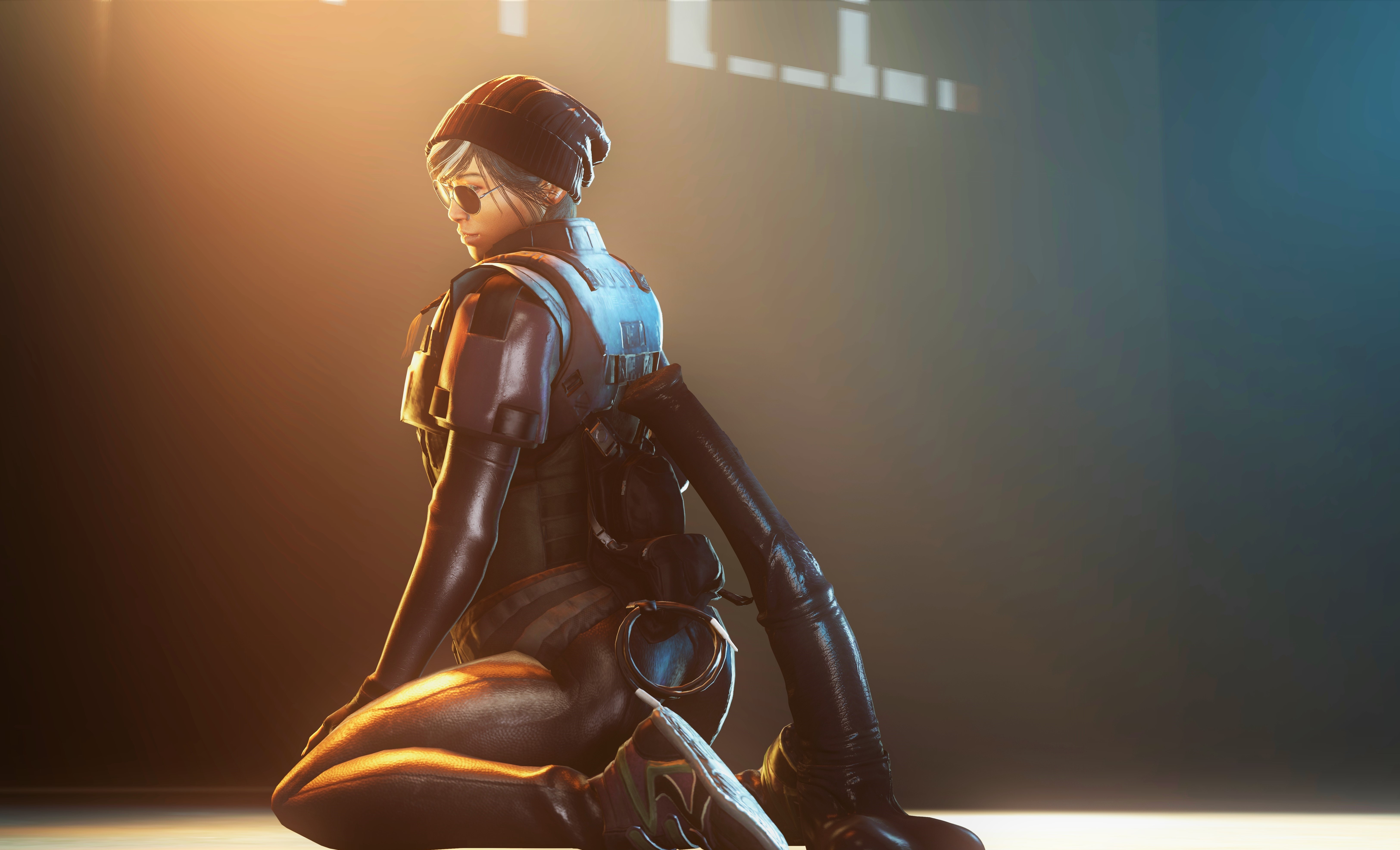 1girls, 3d, akatomasu, asian, ass, beanie, black and white hair, black hair, breasts, clothed, dildo, dokkaebi (rainbow six), female, female only, glasses, green eyes, hat, high resolution, horsecock, horsecock dildo, kneeling, long hair, looking at viewer, looking over eyewear, looking over glasses, male, military, military uniform, multicolored hair, penis, rainbow six, rainbow six siege, soldier, solo, source filmmaker, sunglasses, tinted eyewear, tom clancy, video games
