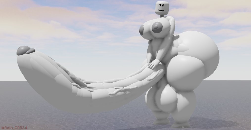 3d big_ass big_belly big_breasts big_butt big_hips big_thighs futa_only futanari hyper_penis made_using_roblox rainy_rr34 roblox tagme