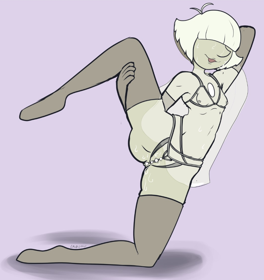 breasts cartoon_network erootter female gem_(species) lonely_pearl_(steven_universe) nipples pussy spread_legs steven_universe steven_universe:_the_phantom_fable