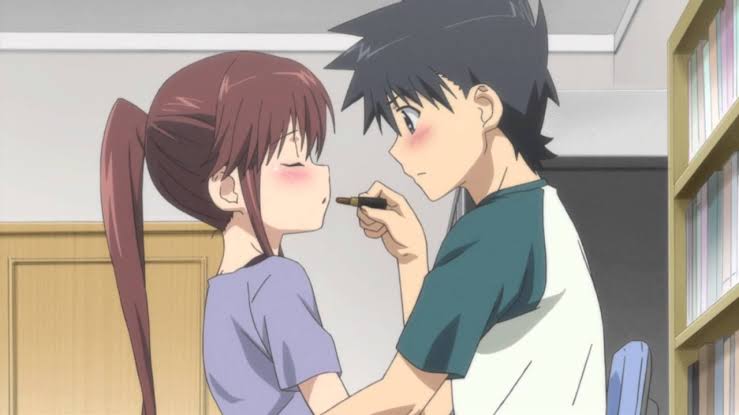 chocolate kissxsis lipstick suminoe_keita suminoe_riko