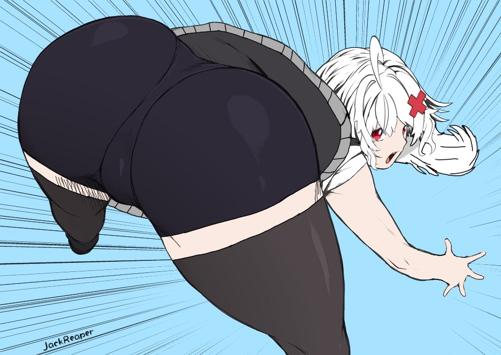 big_ass clothed dat_ass edited erispheria goddess jackreaper red_eyes thick_thighs virtual_youtuber visible_underwear vtuber white_hair youtube youtube_hispanic