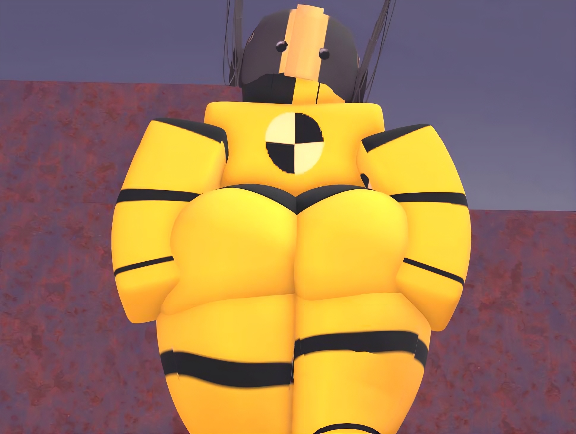 1girls, 3d, artist request, ass, ass focus, backshot, big ass, big butt, bubble butt, crash dummy, curvy figure, dumptruck ass, first porn of character, grabbing ass, grabbing own ass, indecentmary, plastic, plastic skin, posing, pwned by 14:00, roblox, roblox game, roblox studio, robloxian, robot, tagme, tagme (character), thick thighs, thighs, voluptuous, voluptuous body, voluptuous female, wide hips, wide thighs, yellow body