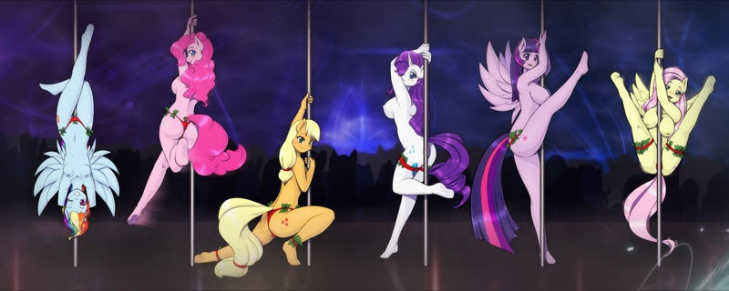 6+girls applejack_(mlp) ass breasts female female_only fluttershy_(mlp) friendship_is_magic group hasbro mane_six_(mlp) my_little_pony nipples pink_hair pinkie_pie_(mlp) princess_twilight_sparkle_(mlp) rainbow_dash_(mlp) rarity_(mlp) scorpdk smooth_skin take_your_pick twilight_sparkle_(mlp)