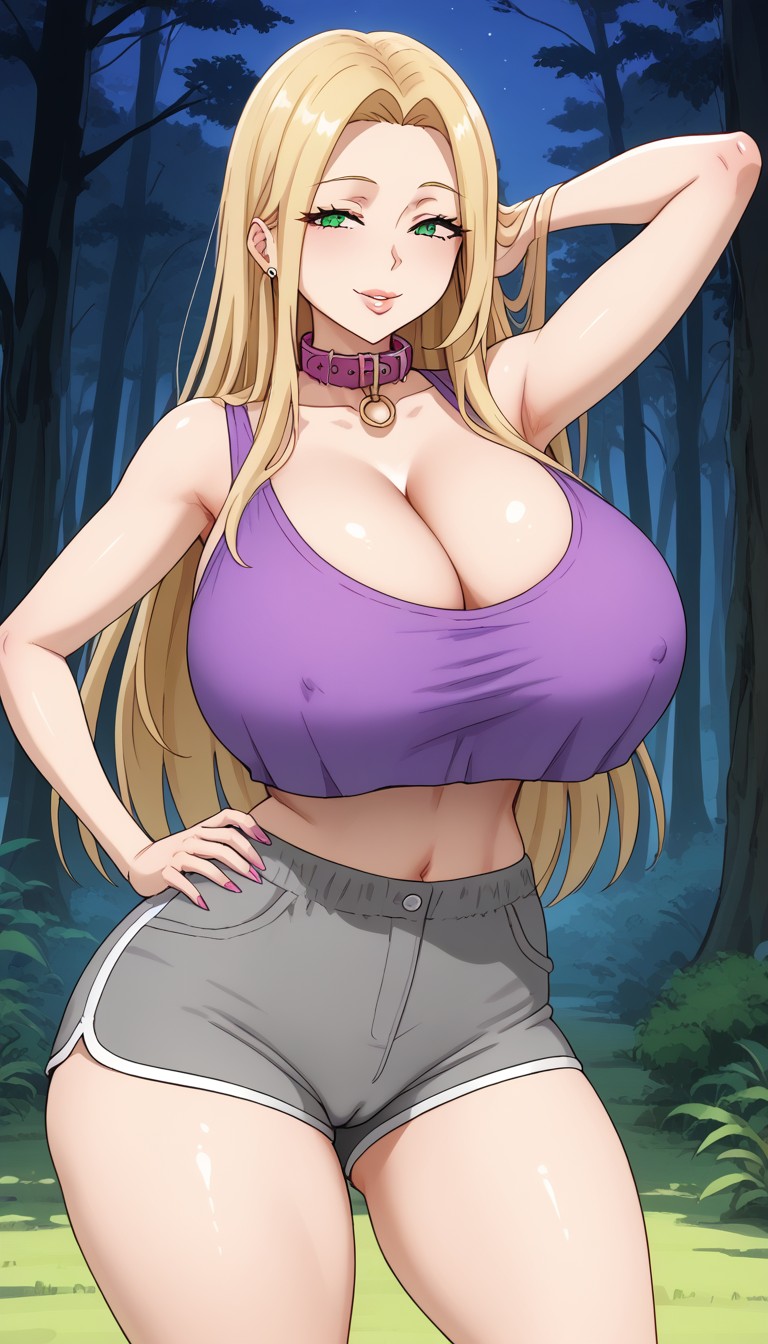 1female 1girls ai_generated ai_hands ass beach big_ass big_breasts blonde_hair booty_shorts breasts cameltoe cleavage crop_top curvaceous curvaceous_female curvaceous_hips curvy curvy_figure dog_collar female female_only green_eyes gym_shorts hourglass_figure huge_breasts kuro_inazuma long_hair lustful_eyes lustful_gaze mature mature_body mature_figure mature_woman milf mommy pajamas pink_dog_collar ready_to_fuck scantily_clad seductive seductive_expression seductive_eyes seductive_gaze seductive_look seductive_pose seductive_smile sleepwear solo solo_female straight_hair thick thick_ass thick_thighs thighs voluptuous voluptuous_body voluptuous_female wide_hips