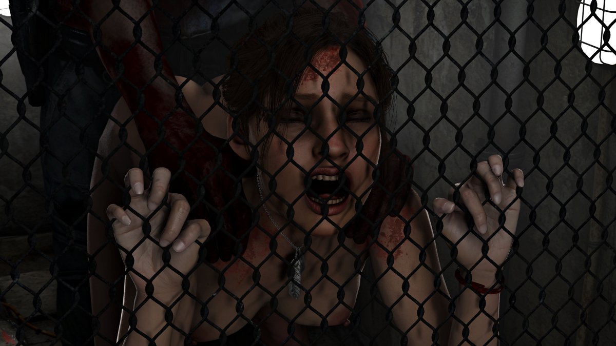 1girls 1monster 3d ambiguous_penetration blood blood_on_face bruise claire_redfield deathhandsfm doggy_position doggy_style marvin_branagh questionable_consent rape resident_evil resident_evil_2 resident_evil_2_remake zombie