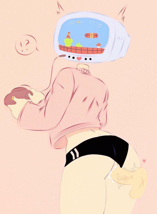 1boy, 1girls, anthro, computer, female, flawsy, male, original, personification, small image, tagme