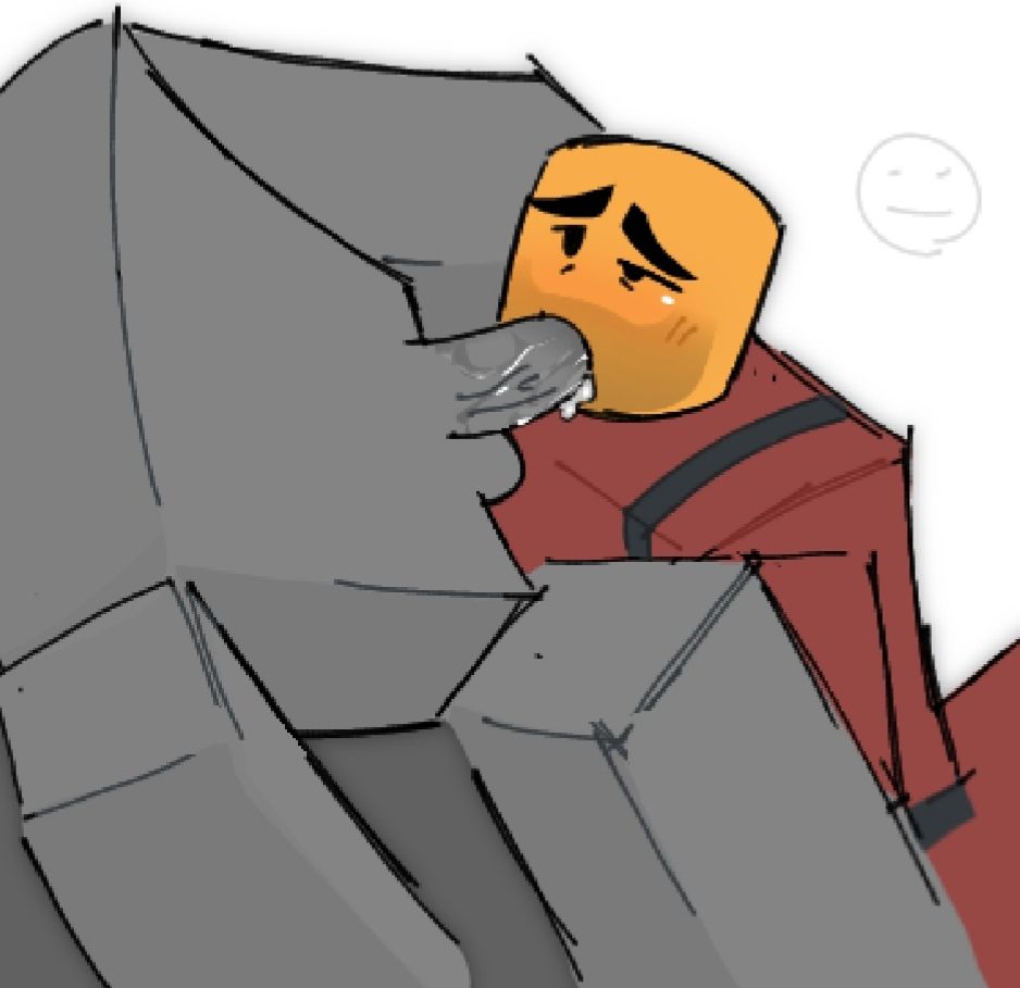 2boys, blocky body, cum, cum in mouth, cum inside, evil spongebob2, gay, minigunner (tds), roblox, roblox game, robloxian, sucking dick, sucking off, sucking penis, tagme, tower defense simulator