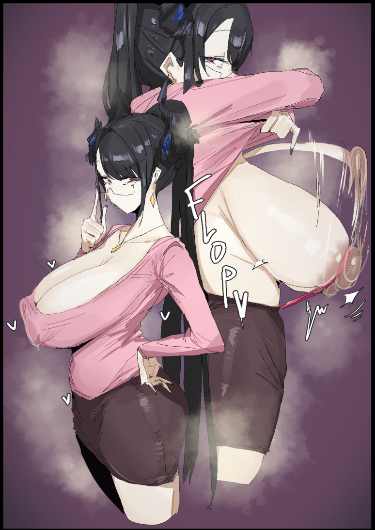 1girls, big boobs, big breasts, big tits, black hair, black hair female, boobs, breasts, earrings, female, glasses, hololive, hololive english, huge breasts, leebongchun, necklace, nerissa ravencroft, nipples, no bra, simple background, tits, virtual youtuber, woman