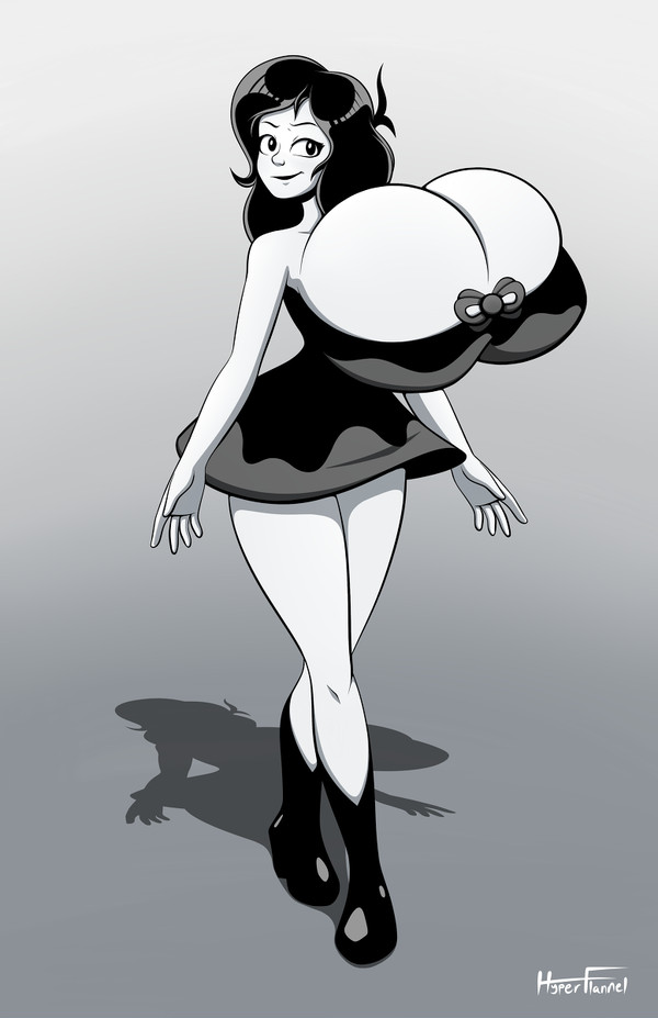 1girls, black hair, black lipstick, breasts, chounyuu, cleavage, cleavage overflow, cute, dark hair, dress, female, gigantic breasts, goth, goth girl, gothic, hyperflannel, lipstick, ms. lines, solo, thick thighs, thin, thin waist, top heavy, voluptuous