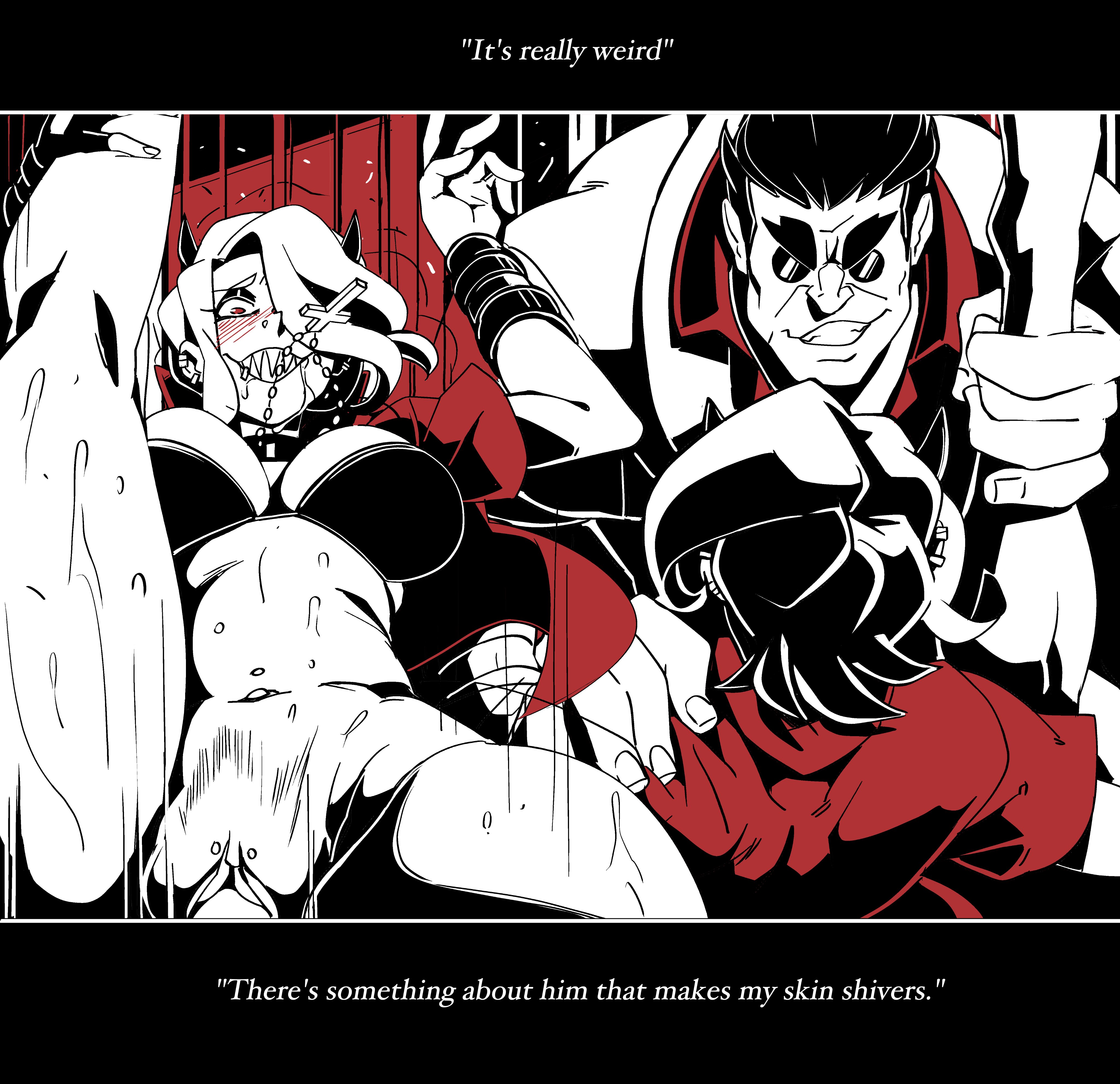 2020, big breasts, breasts, comic, demon, demon girl, female, helltaker, helltaker (character), nisego, thick thighs, wide hips, zdrada (helltaker)