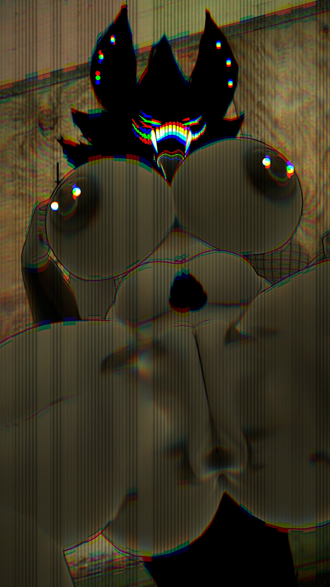 3d, 3d model, backrooms, breasts, breasts out, eyes closed, female, furry, karelia (acerattman), naked, naked female, nipple piercing, nipples, pussy, pussy exposed, pussy spreading, smiler (the backrooms), solo, the backrooms, tounge out, unity (engine), vrchat, vrchat avatar, vrchat media, vrchat model