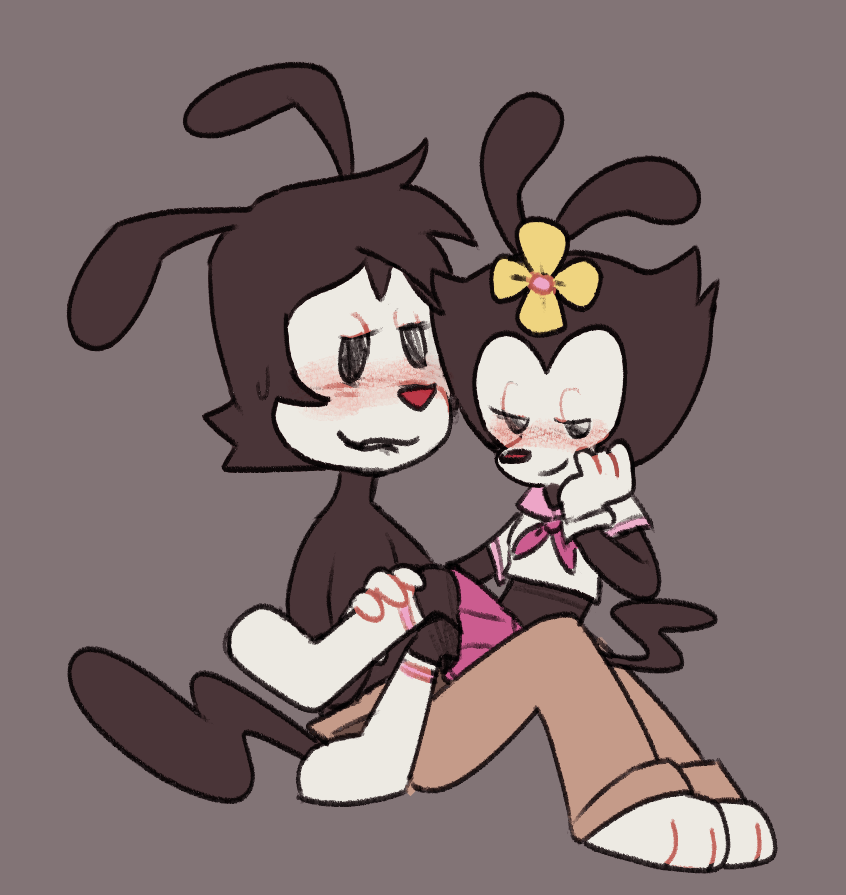 animaniacs dirtyytoons dot_warner incest male male/female schoolgirl straight yakko_warner