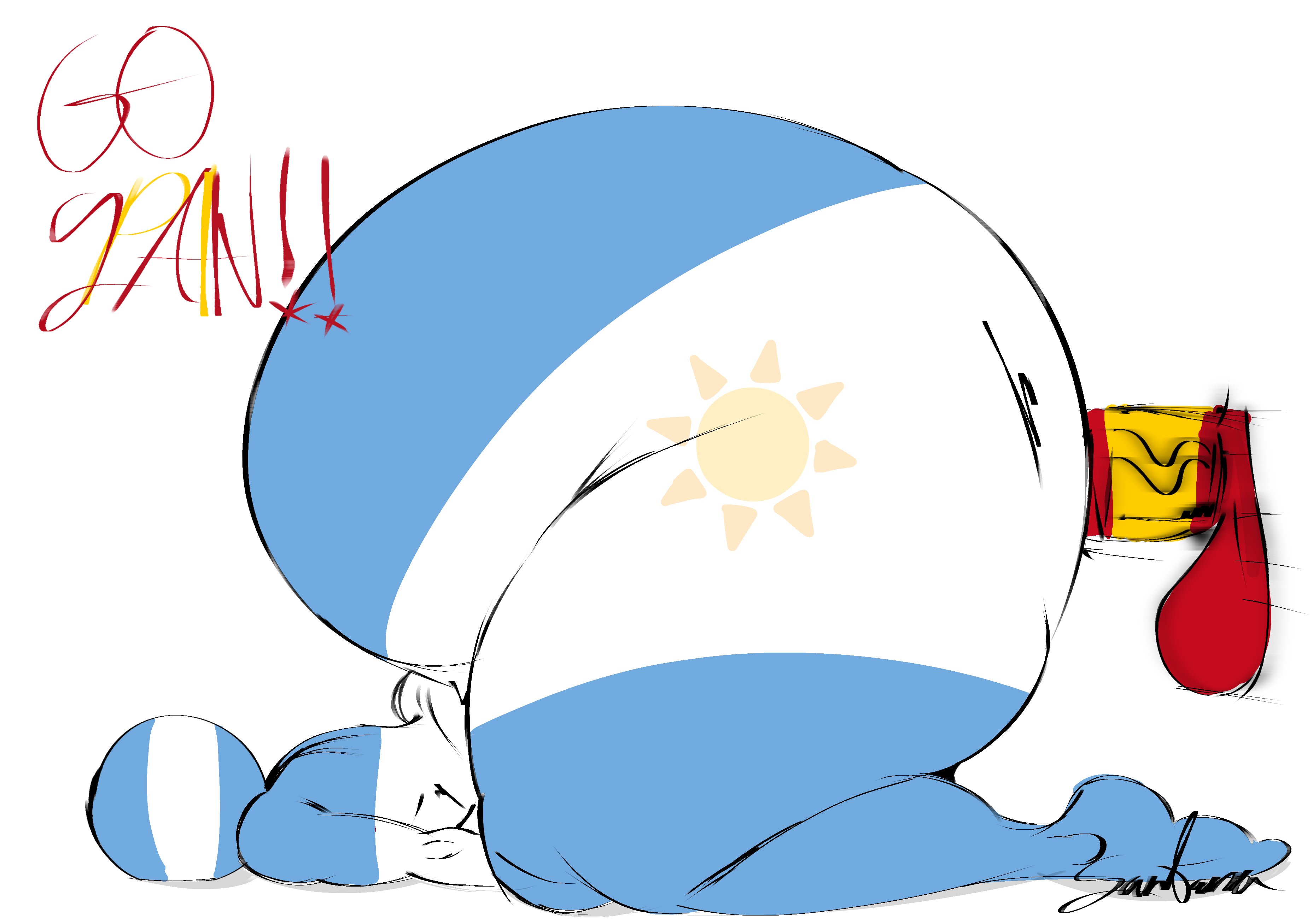 2026, anal, anal penetration, anal sex, argentina, argentina (countryhumans), argentina flag, argentinian flag, ass up, big ass, big ass (male), big butt, freeposers, gay, gay domination, gay male, gay sex, getting fucked, huge ass, huge butt, male, male only, male/male, spain, spain (countryhumans), spanish flag, world cup
