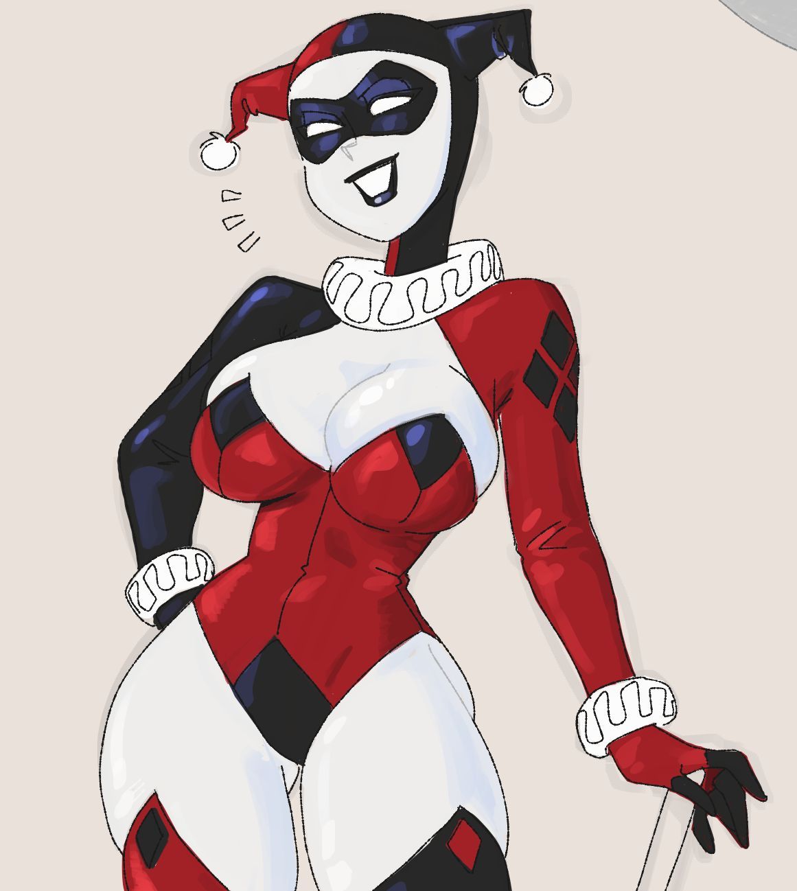 1girls, batman (series), big ass, big breasts, big thighs, breasts, curvaceous, curvy, curvy figure, dc, dc comics, digital media (artwork), female, harley quinn, harley quinn (classic), hips, hourglass figure, huge ass, huge breasts, huge thighs, large ass, large breasts, large thighs, legs, light skin, light-skinned female, mature, mature female, slim waist, teelokay (artist), thick, thick hips, thick legs, thick thighs, thighs, voluptuous, waist, wide hips