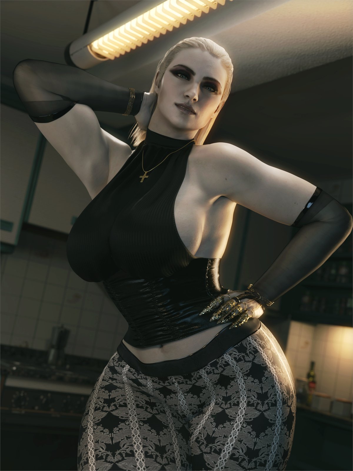 1girls, 3d, big ass, big breasts, big thighs, breasts, capcom, curvaceous, curvy, curvy figure, female, hips, hourglass figure, huge ass, huge breasts, huge thighs, large ass, large breasts, large thighs, light skin, light-skinned female, mature, mature female, milf, mother miranda (resident evil), pale skin, pale-skinned female, resident evil, resident evil 8: village, slim waist, thick, thick hips, thick legs, thick thighs, thighs, voluptuous, waist, wide hips, word2
