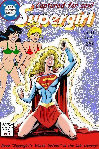 3girls alias_the_rat archie_comics betty_cooper black_hair blonde_hair comic_cover crossover dc female human kerry_gammill multiple_girls pale_skin supergirl swimsuit swimwear veronica_lodge