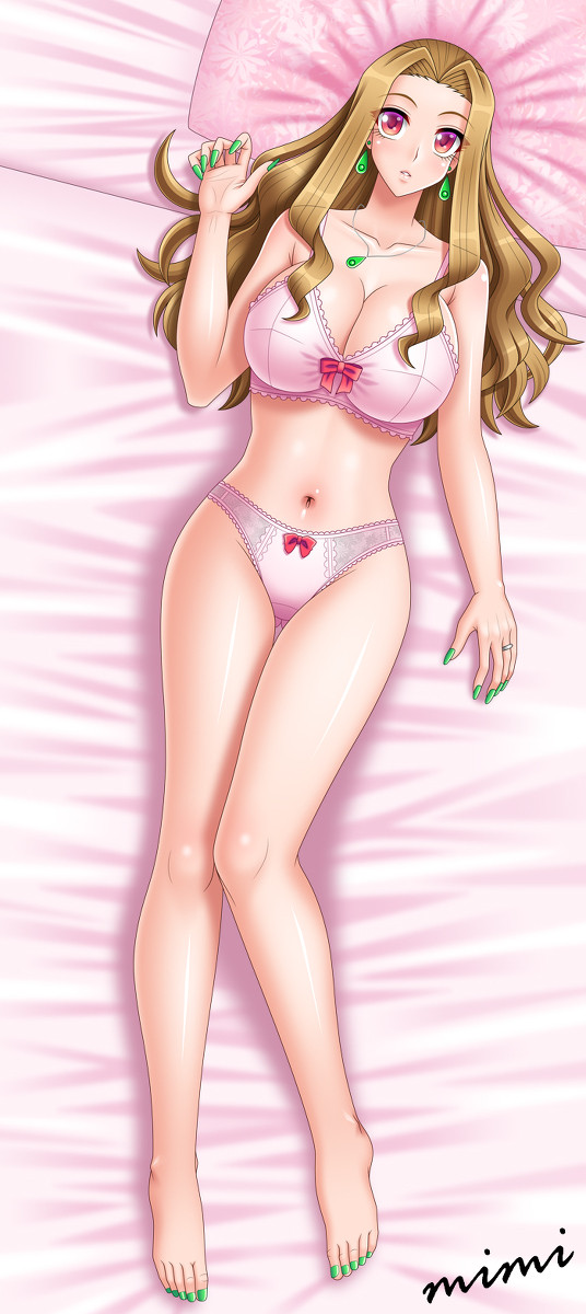 bra brown_hair digimon digimon_adventure:_last_evolution_kizuna large_breasts mimi_tachikawa panties