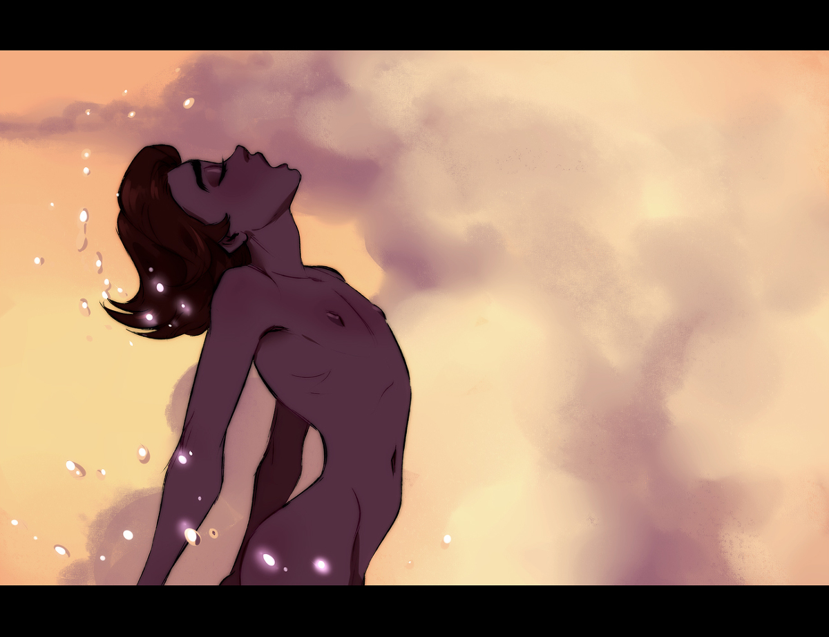 1boy, ariel, closed eyes, disney, disney princess, fairybend, femboy, femboy prince, genderswap, genderswap (ftm), head back, male, male only, nipples, open mouth, red hair, ripushko, rule 63, solo male, the little mermaid, trap, wet, wet hair
