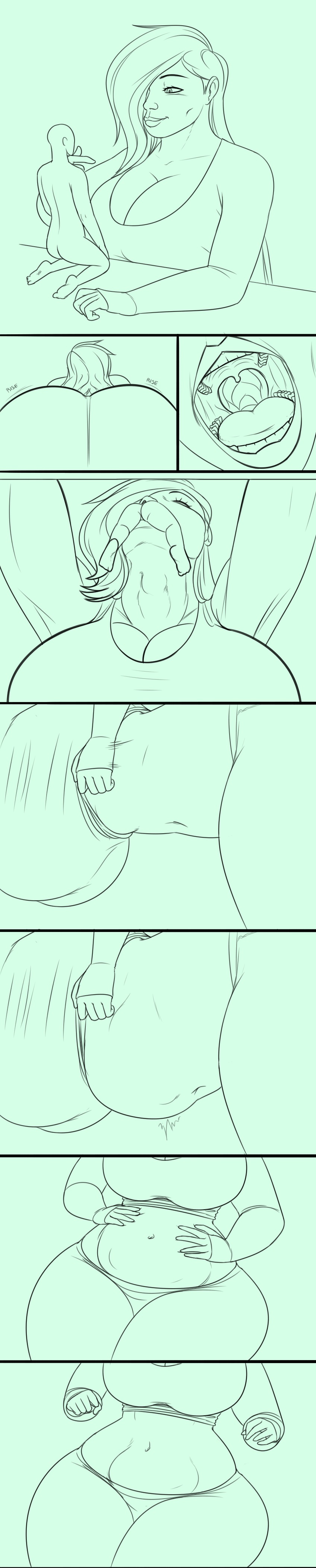 digestion, dolphysoul, female, female pred, giantess, giantess pred, human, male, male prey, natsumi (dolphysoul), oral vore, tagme, vore