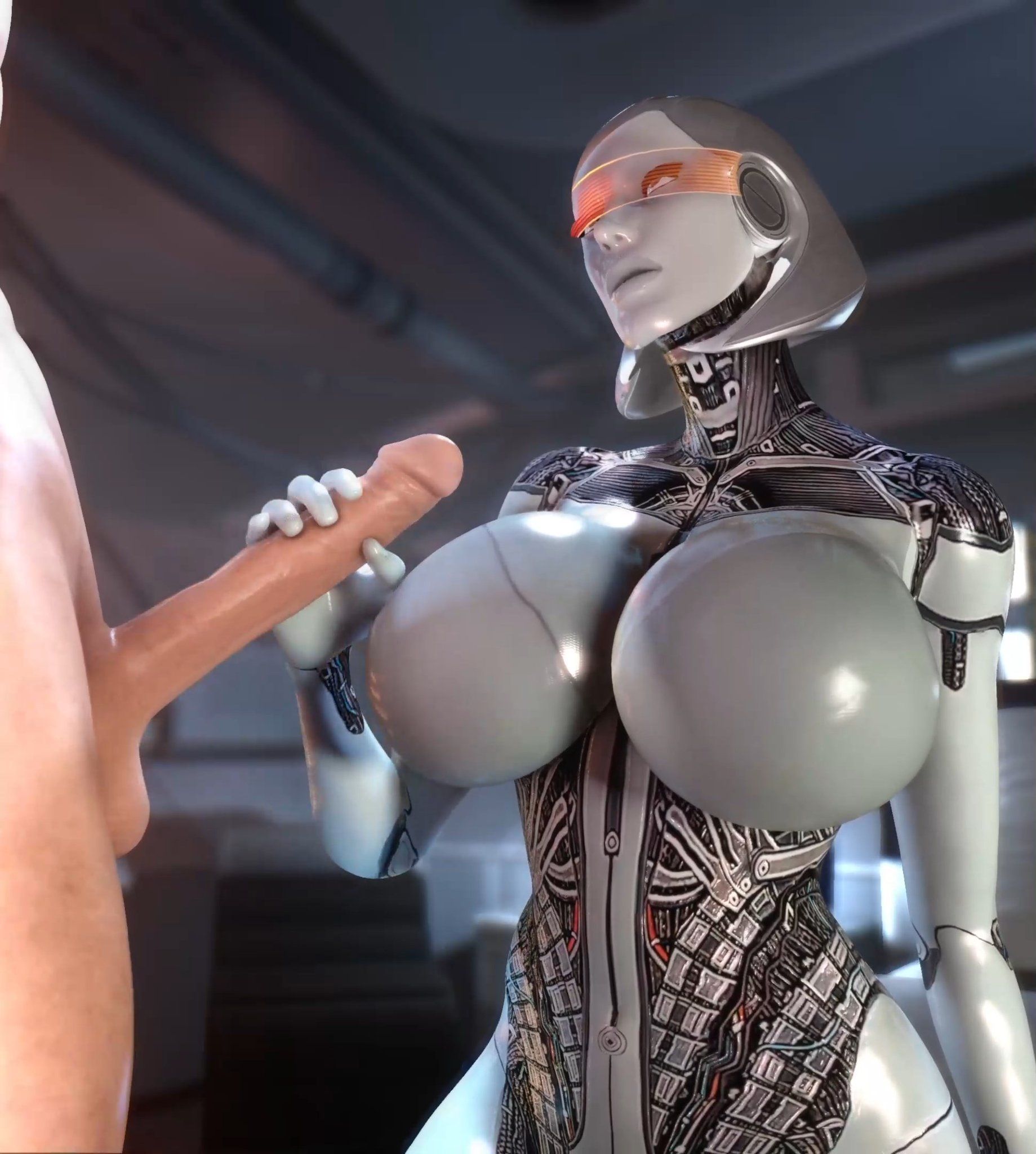 1boy, 1boy1girl, 1girls, 3d, 3d (artwork), ai character, alternate breast size, android, balls, big breasts, big penis, bioware, breasts, breasts bigger than head, curvaceous, curvy, curvy figure, edi, electronic arts, enormous breasts, female, female/male, gigantic breasts, grey body, grey skin, grey-skinned female, gynoid, handjob, hi res, high resolution, highres, hips, hourglass figure, huge breasts, huge cock, huge penis, human, human on android, human on humanoid, human on robot, humanoid, hyper breasts, large breasts, large penis, legs, light skin, light-skinned male, long penis, looking at partner, looking up, looking up at partner, male, male/female, mass effect, massive breasts, mature, mature female, metallic body, naked, naked male, no penetration, nude, nude male, outercourse, penis, robot, robot girl, robot humanoid, round breasts, sex, straight, straight sex, stroking penis, testicles, thick, thick legs, thick thighs, thighs, top heavy, unseen male face, vaako, video game character, video games, voluptuous, waist, wide hips
