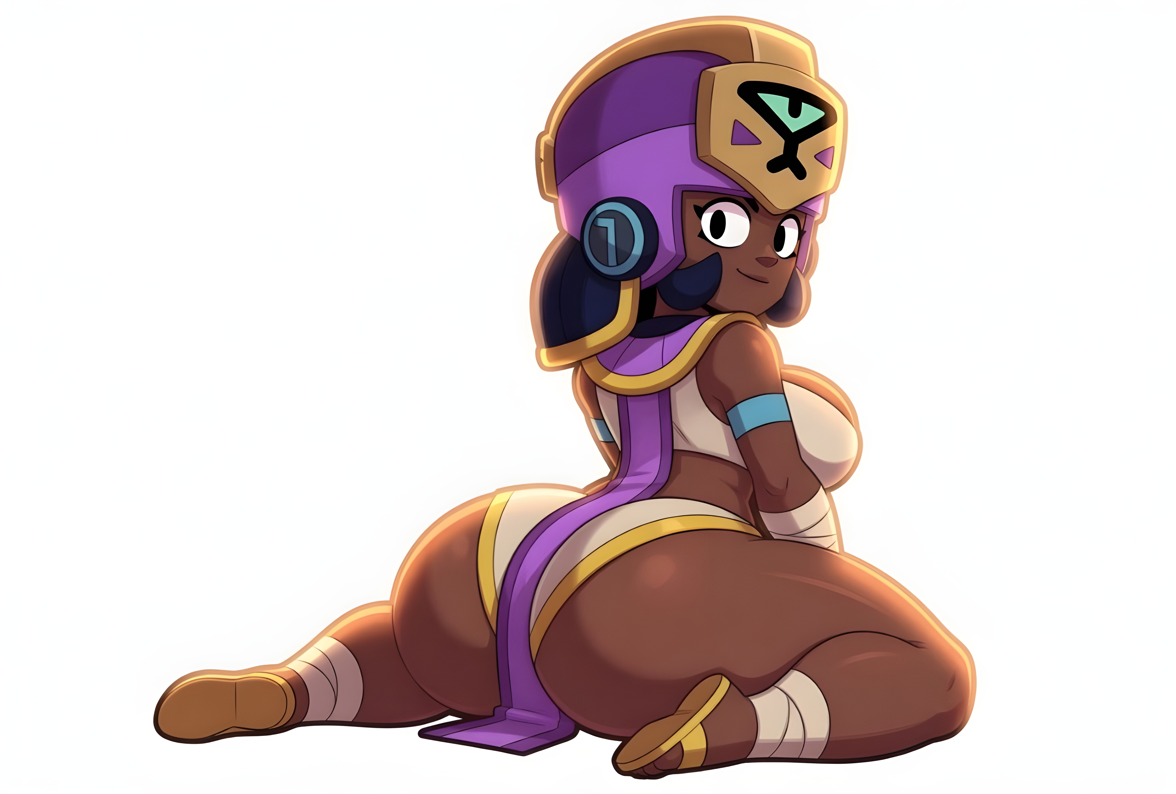 1female, 1girls, ai generated, ass, big ass, big breasts, big butt, brasil louco, brawl stars, bubble ass, bubble butt, clothed, clothed female, curvaceous, curvy, curvy body, curvy figure, dominant, dominant female, egyptian, egyptian clothes, egyptian female, female, female only, fully clothed, large ass, large breasts, looking at viewer, najia (brawl stars), seducing, seducing viewer, seductive, seductive look, seductive smile, sexy, sexy body, sexy pose, simple background, solo, solo female, solo focus, supercell, tagme, teen, teen girl, teenage girl, teenager, thick ass, thick body, thick butt, thick thighs, voluptuous, voluptuous body, voluptuous female, white background