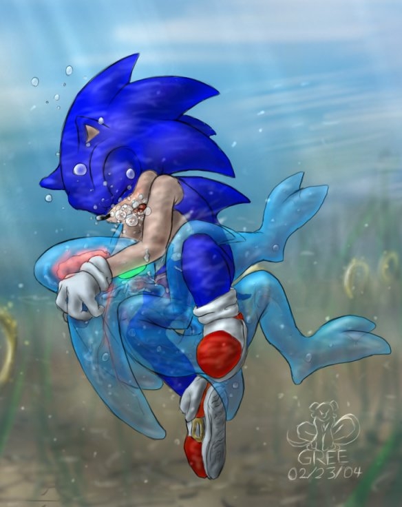 2004 2boys air_bubbles anthro bubbles chaos_(sonic) cum cum_in_mouth fellatio footwear fur furry gloves gree hedgehog interspecies male male/male male_only mammal multiple_males nude orgasm sega shoes side_view sonic_(series) sonic_adventure sonic_team sonic_the_hedgehog sonic_the_hedgehog_(series) tagme underwater water yaoi