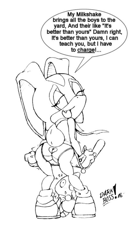 1boy 1girls ass chao_(sonic) cheese_the_chao cream_the_rabbit darkboss sonic_(series) tagme