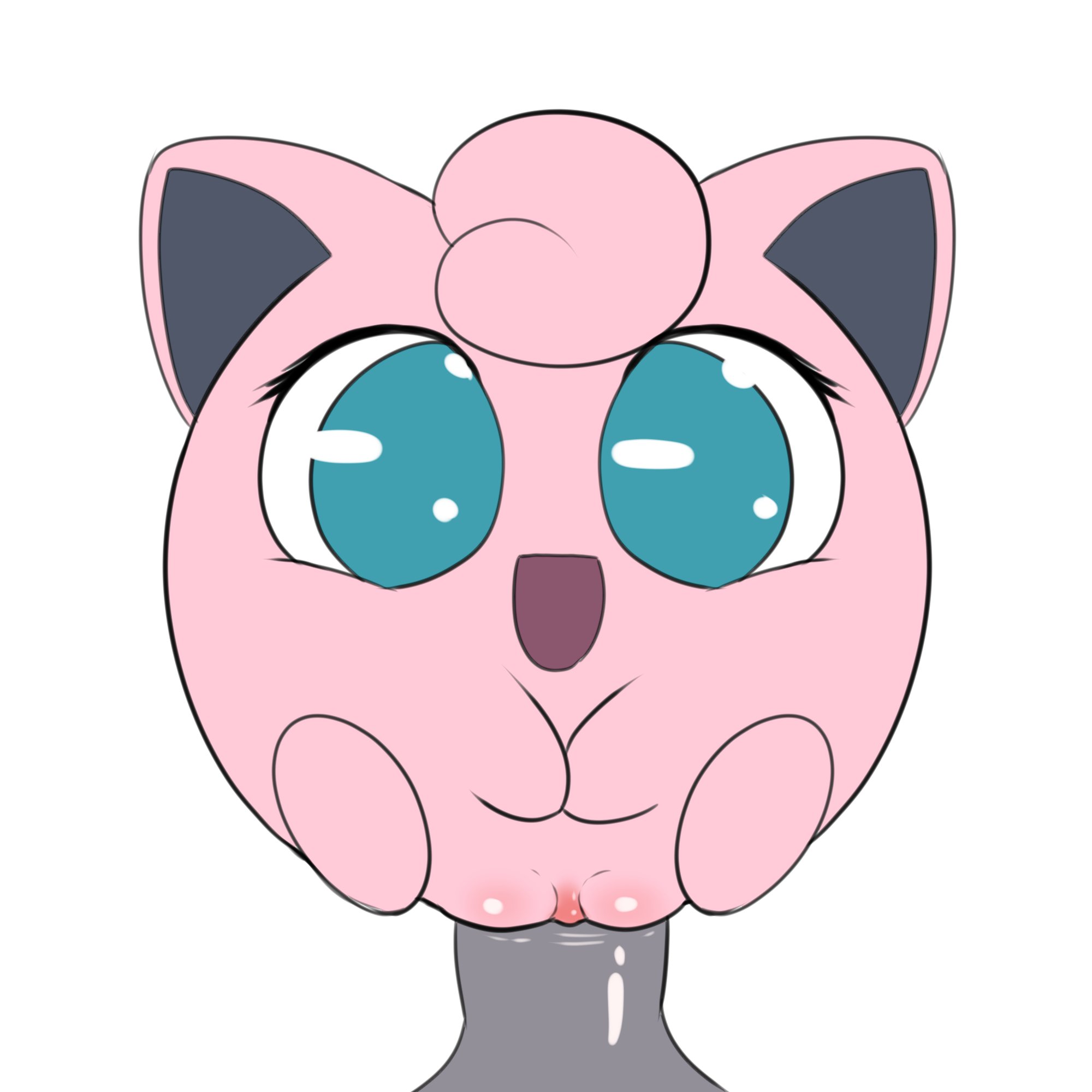 big eyes, big penis, blue eyes, cute, cute face, dizzytizzy, eyelashes, female, female penetrated, grey penis, hair, jigglypuff, looking at viewer, male, male penetrating, male penetrating female, male/female, nintendo, open mouth, penis, penis grab, pink body, pink hair, pink skin, pokemon, pokemon (species), pussy, pussy juice, sex, simple background, smile, super smash bros., super smash bros. ultimate, vagina, vaginal penetration, vaginal sex, waddling head, white background, wide eyed