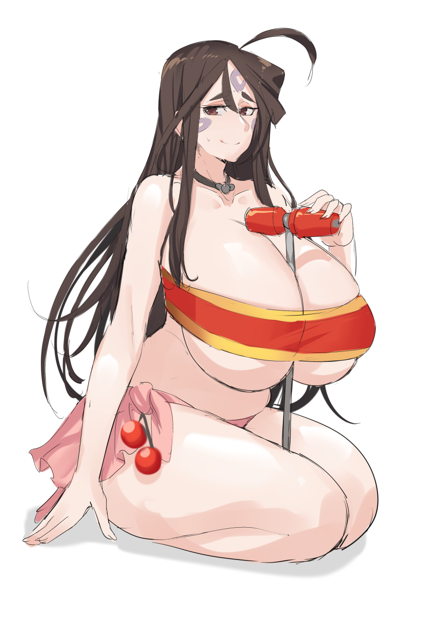 1girls breasts cleavage clothing female female_only gigantic_breasts goddess huge_breasts large_breasts long_hair looking_at_viewer oh_my_goddess! pale-skinned_female pale_skin skuld solo stormcow