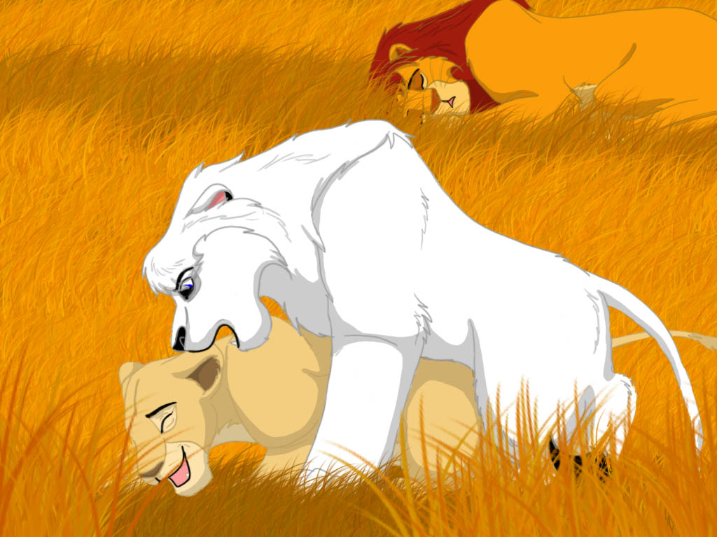 crossover disney feline female female_feral feral fur furry furry_only kimba kimba_the_white_lion lion lioness male mammal nala simba straight tagme the_lion_king