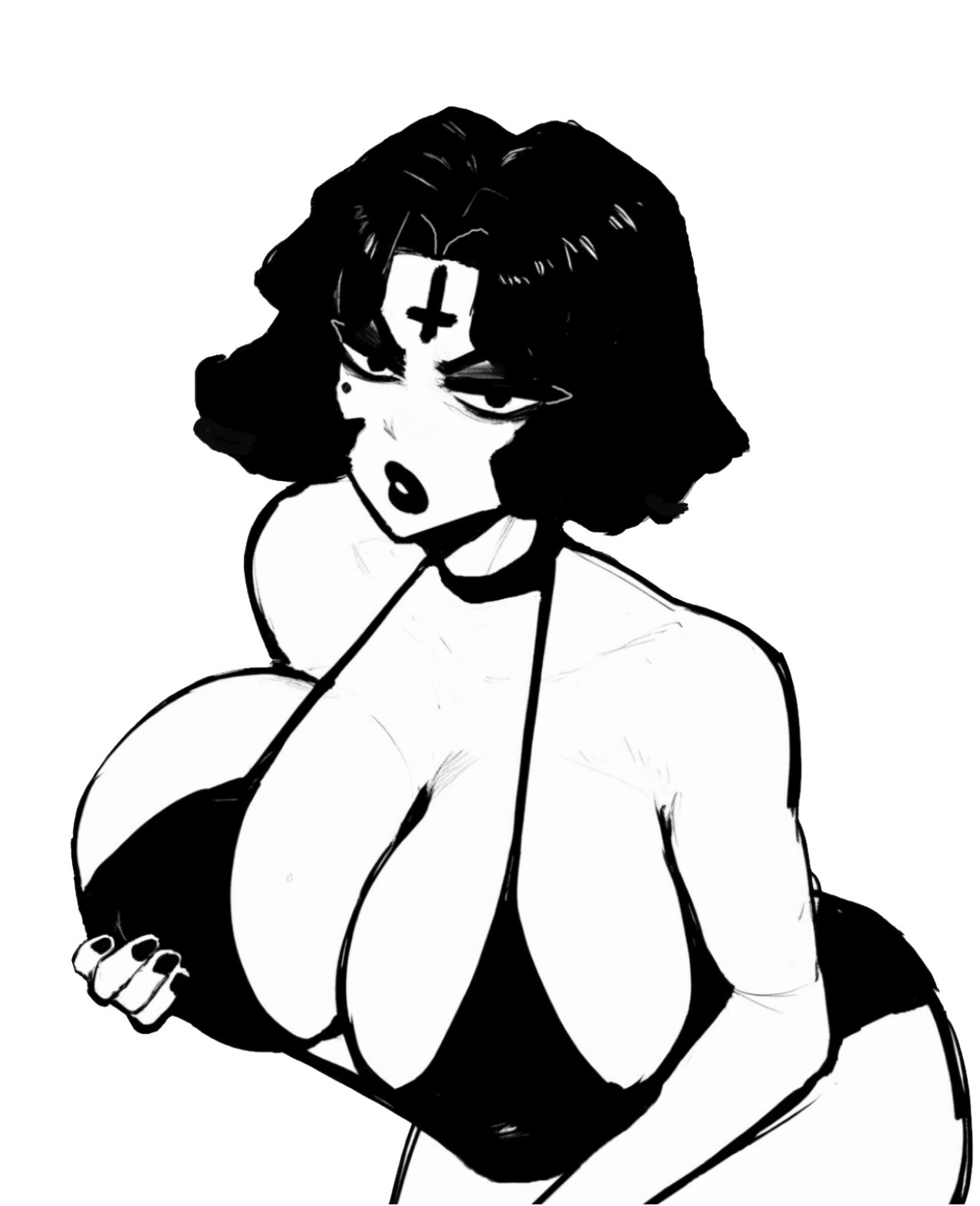 1girls, ass, big ass, big breasts, black eyeshadow, breasts, bust, busty, chest, curvaceous, curvy, curvy figure, digital media, enormous breasts, female, gigantic breasts, goth, goth girl, hips, hourglass figure, huge ass, huge breasts, large ass, large breasts, legs, massive breasts, mature, mature female, mischievous z, mommy, mother, original, original character, slim waist, thick hips, thick legs, thick thighs, thighs, viola (mischievous z), voluptuous, waist, wide hips