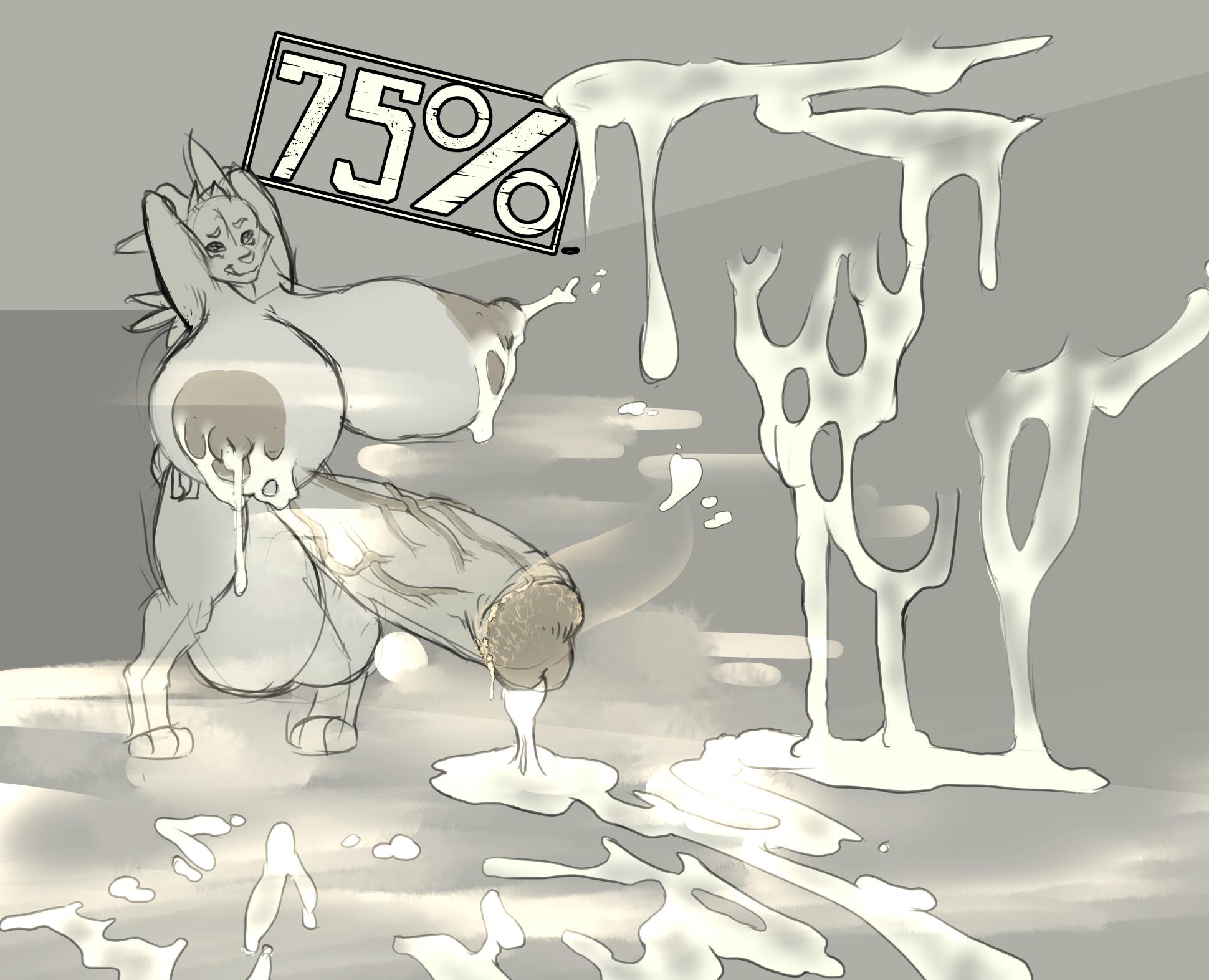 1futa, anthro, balls, big balls, big breasts, big penis, breasts, canid, canine, cum, cum drip, cum everywhere, digimon, excessive cum, fox, furry, futa only, futanari, gui (smuttysquid), huge balls, huge breasts, huge cock, intersex, jroy101, lactation, mammal, milk, penis, smegma, smell, smelly, smelly cock, smuttysquid, solo, solo futa, testicles, veiny penis, visible stench