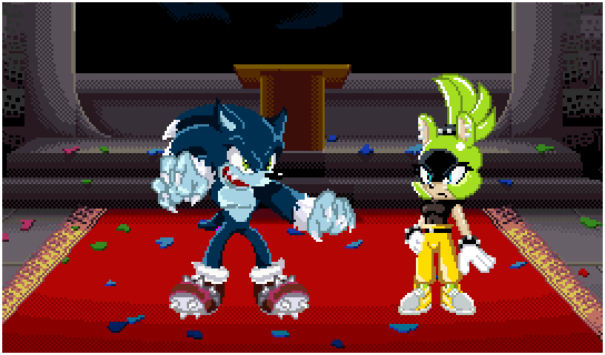 animated, big belly, covering breasts, cum, cum inside, cumflated belly, cumflation, doggy style, gif, inflation, knot, knotting, nick8000, pixel art, project x love potion disaster, rape, raped by monster, raped female, sega, sonic (series), sonic the hedgehog, sonic the hedgehog (comics), sonic the hedgehog (idw), sonic the hedgehog (series), sonic the werehog, sonic unleashed, straight, surge the tenrec, vaginal knotting, vaginal penetration