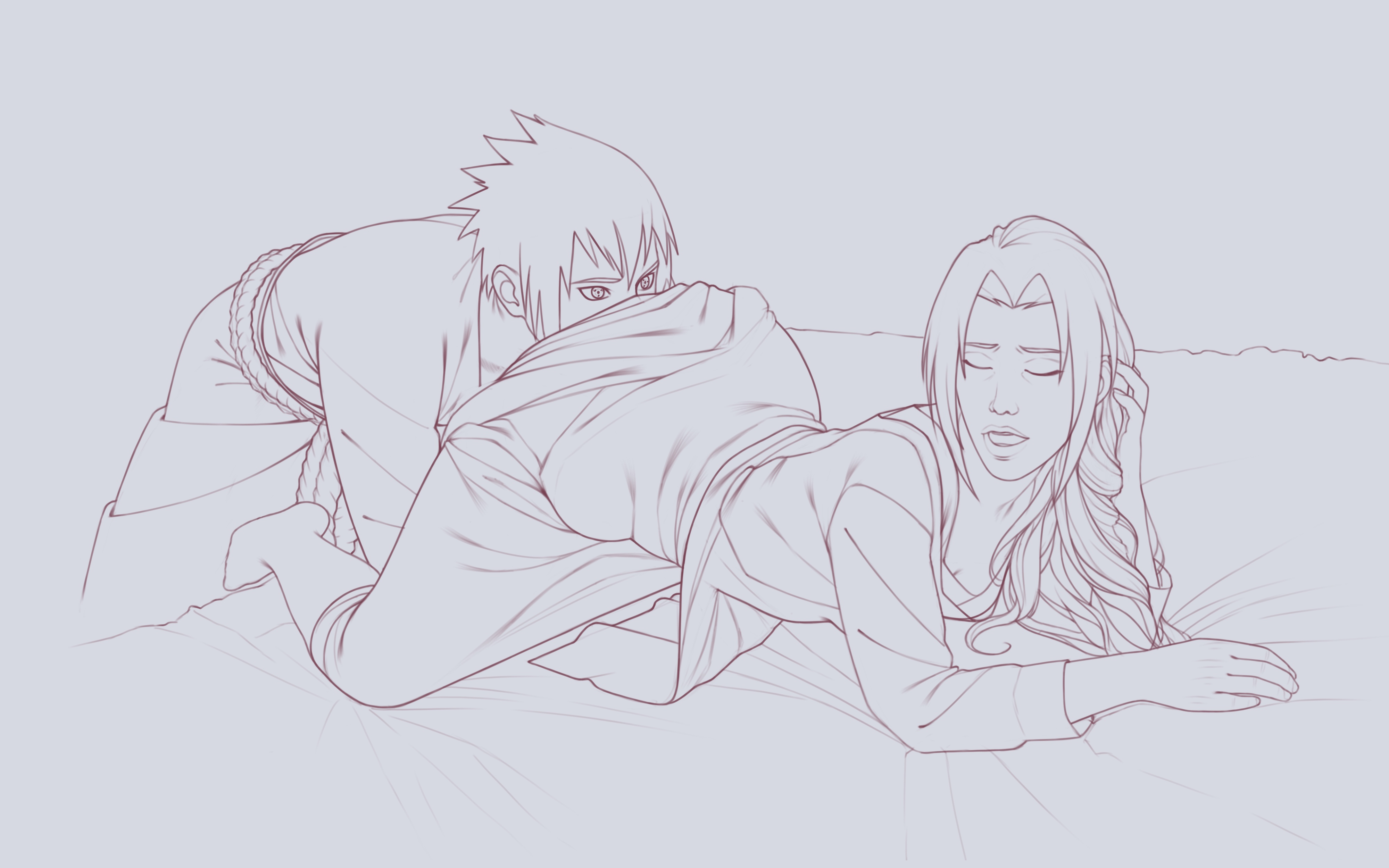 boruto: naruto next generations, clothed sex, cunnilingus, eyes closed, female, implied cunnilingus, implied oral, incest, milf, monochrome, mother and son, naruto, naruto (series), naruto shippuden, oral, reserexerion, sasuke uchiha, tagme, uchiha mikoto